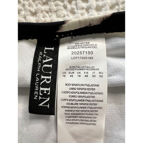 Lauren‎ Ralph Lauren Zebra Print Ruched Swim Bikini Bottoms - Picture 4 of 4